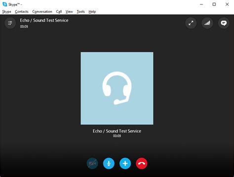 skype echo test call problems